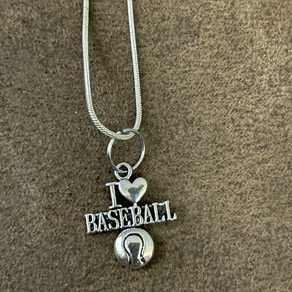 Baseball necklace